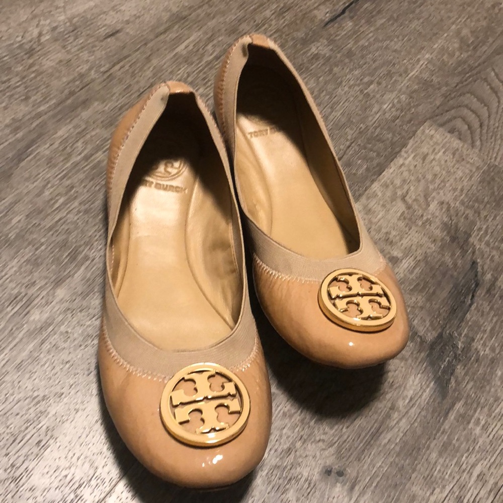Tory Burch ballet flats in beige size W 6.5